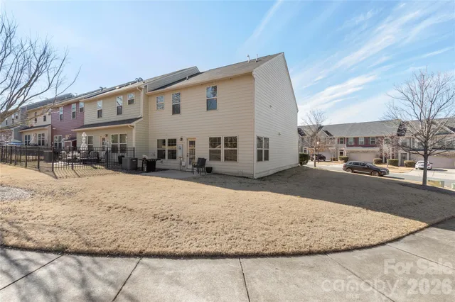 a view of a white building