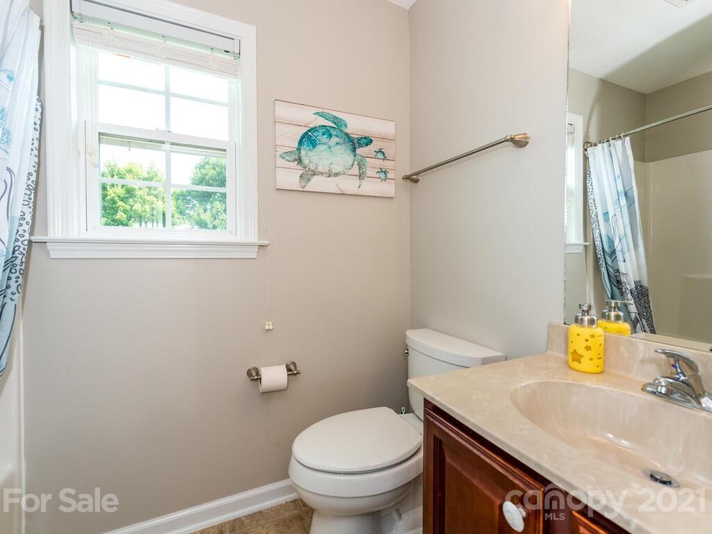 20 Roanoke Road Fletcher, NC 28732 - Photo 28 of 36 a bathroom with a sink toilet and mirror