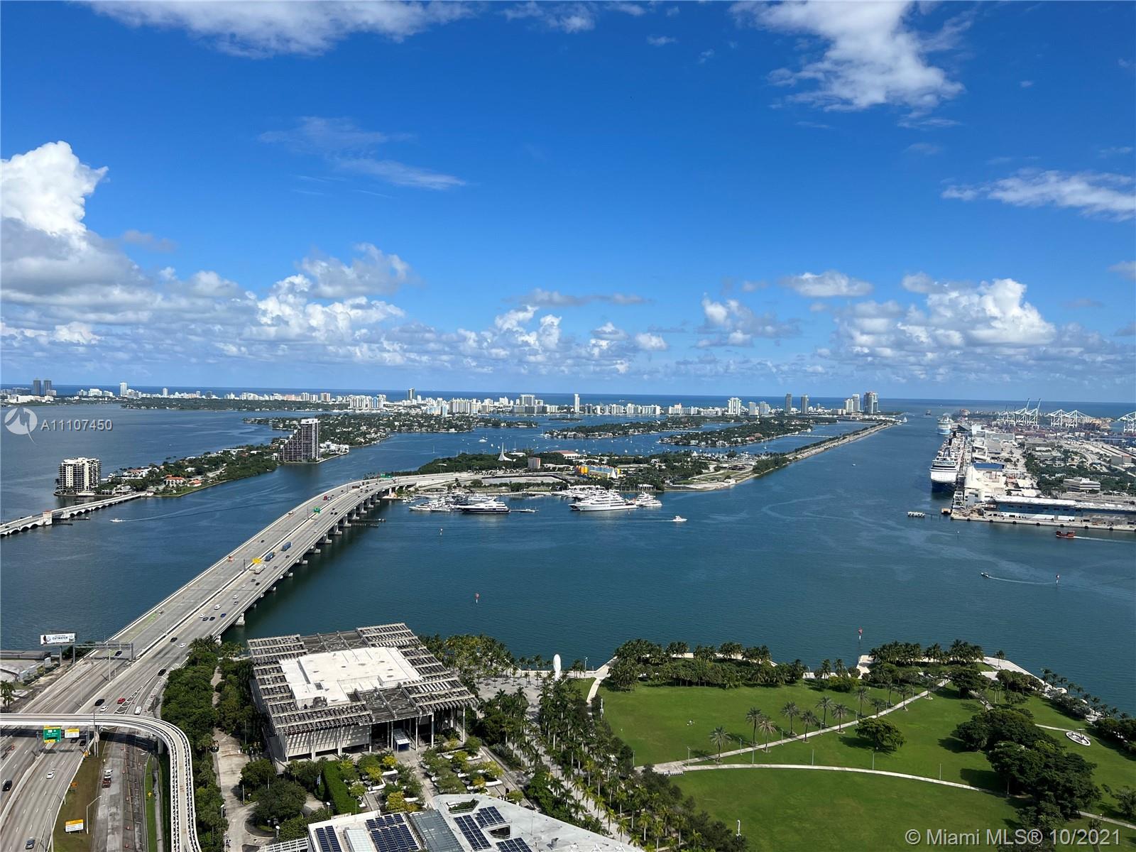 1100 Biscayne Boulevard, Unit 4504 Miami, FL 33132 - Photo 15 of 21 an aerial view of a city
