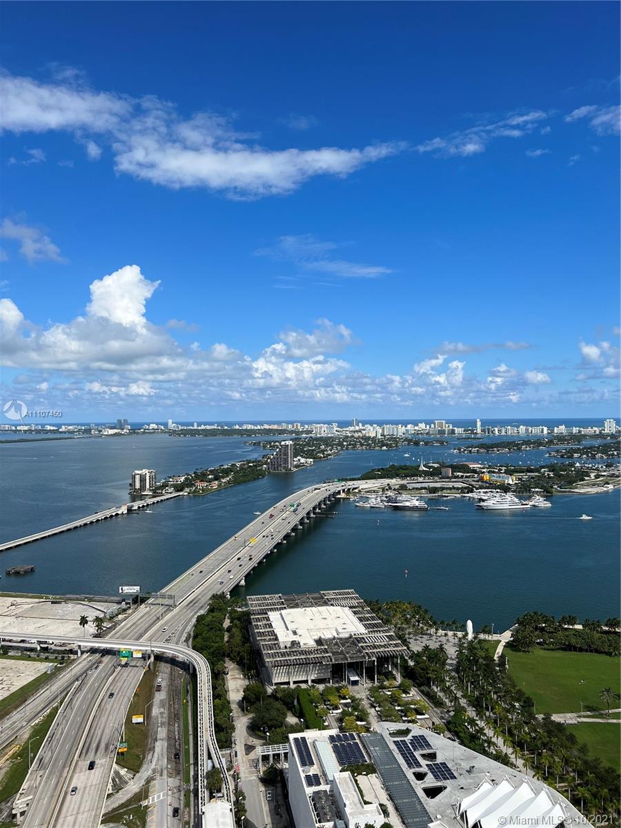 1100 Biscayne Boulevard, Unit 4504 Miami, FL 33132 - Photo 16 of 21 a view of a city and an ocean view
