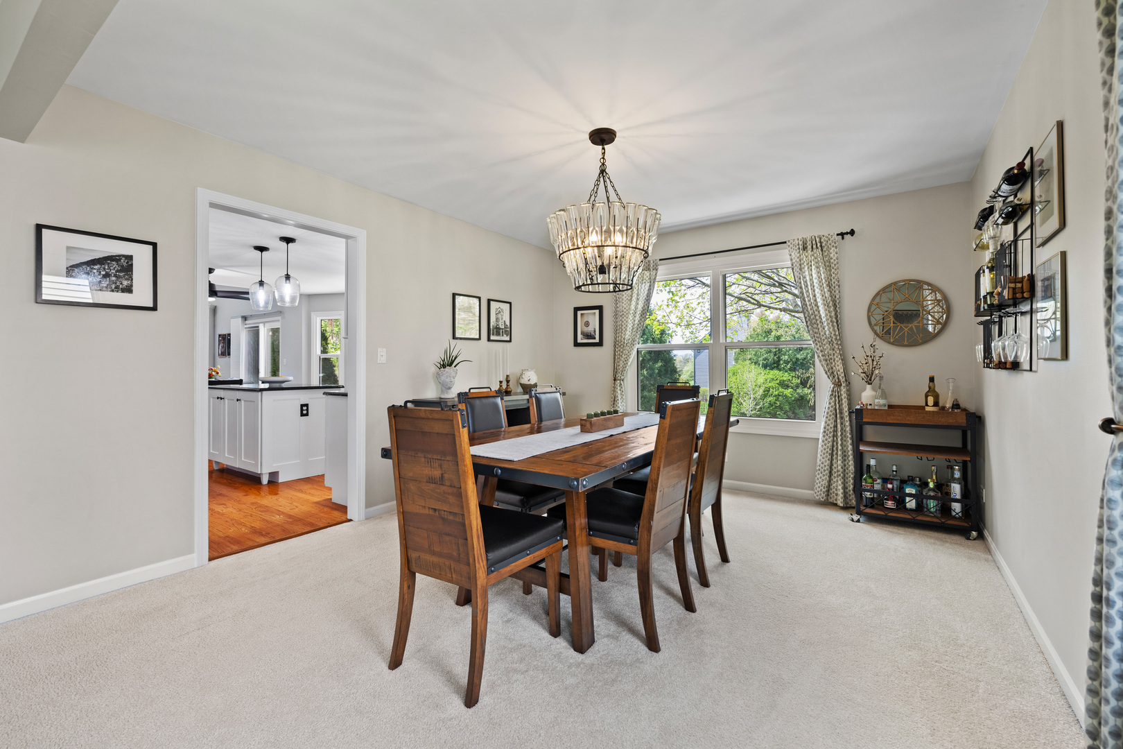 1115 Fagan Road Batavia, IL 60510 - Photo 11 of 33 a dining room with furniture a chandelier and window