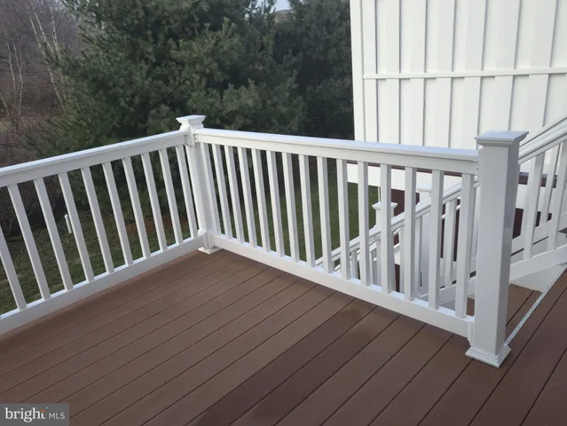 a view of outdoor space and deck