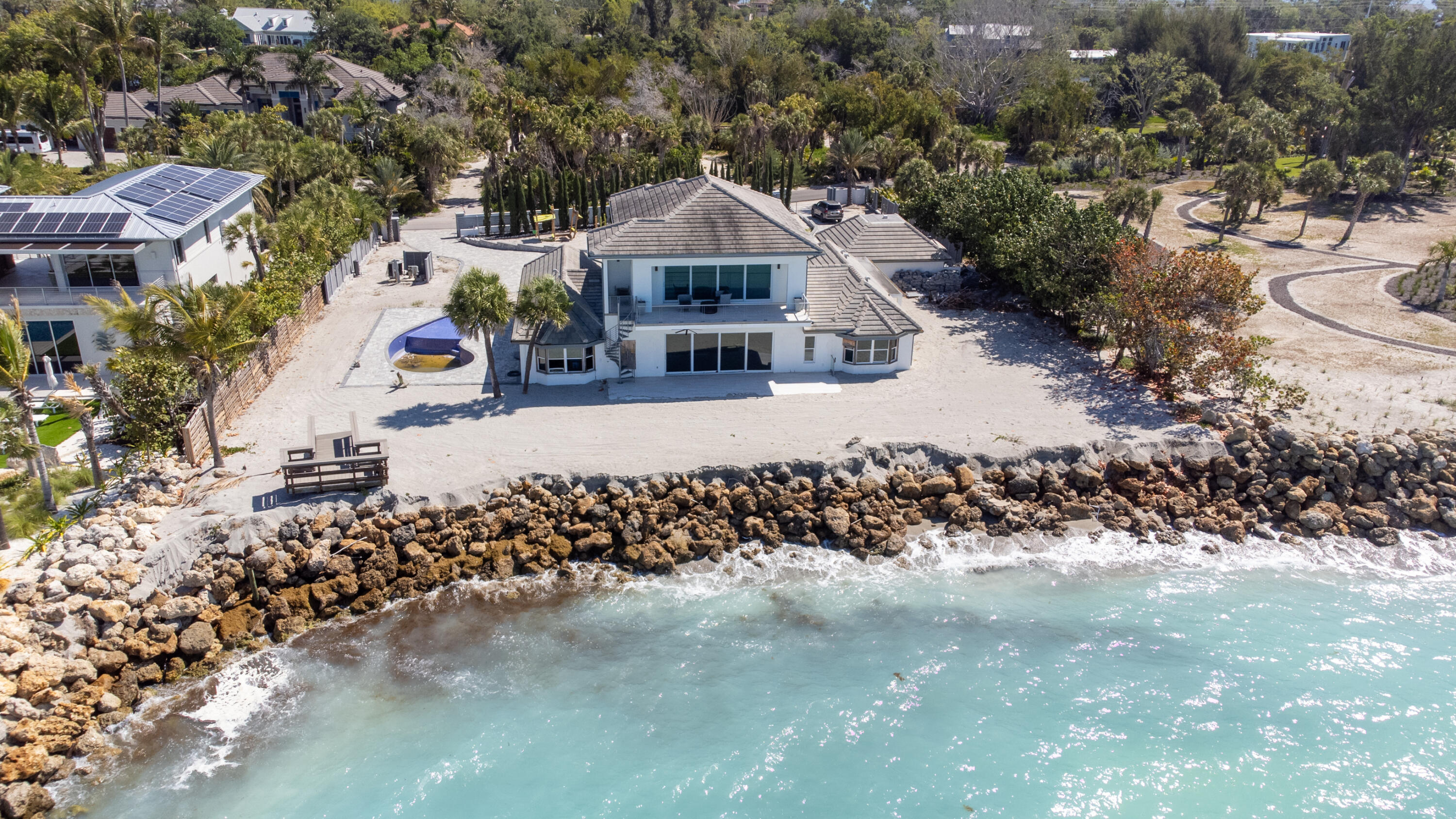 7816 Sanderling Road Sarasota, FL 34242 - Photo 32 of 34 an aerial view of a house