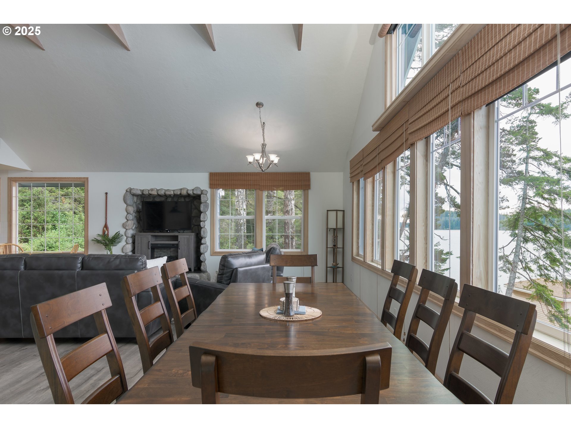 84284 Alder Drive Florence, OR 97439 - Photo 25 of 43 a view of a dining room with furniture window and outside view