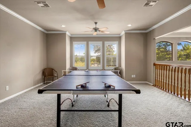 a view of an outdoor space and swimming pool