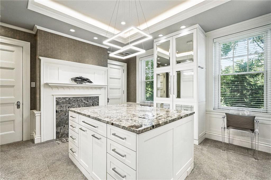 400 Devonshire Street Pittsburgh, PA 15213 - Photo 26 of 49 a kitchen with granite countertop a sink stove and refrigerator