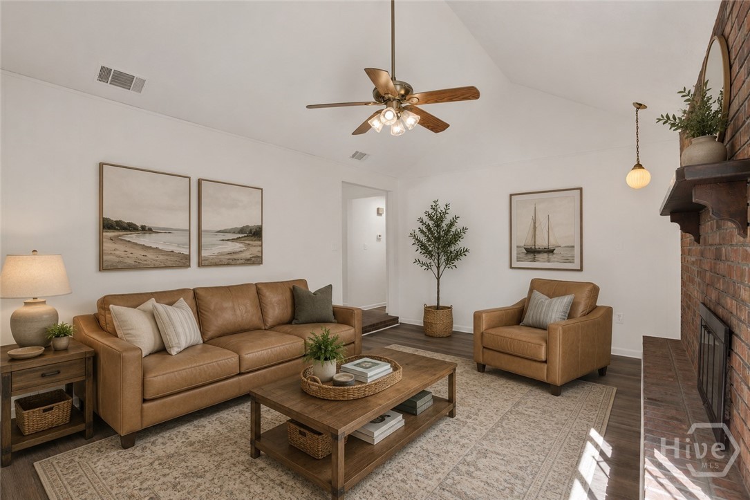 910 Old Mill Road Savannah, GA 31419 - Photo 17 of 41 ** Virtually staged family room