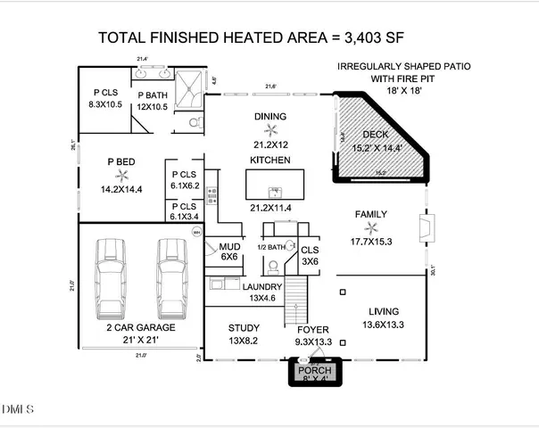 a picture of a floor plan