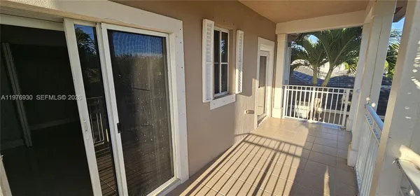a view of a house with wooden floor