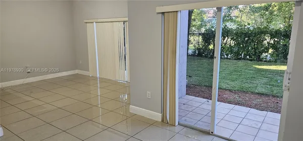 a view of empty room