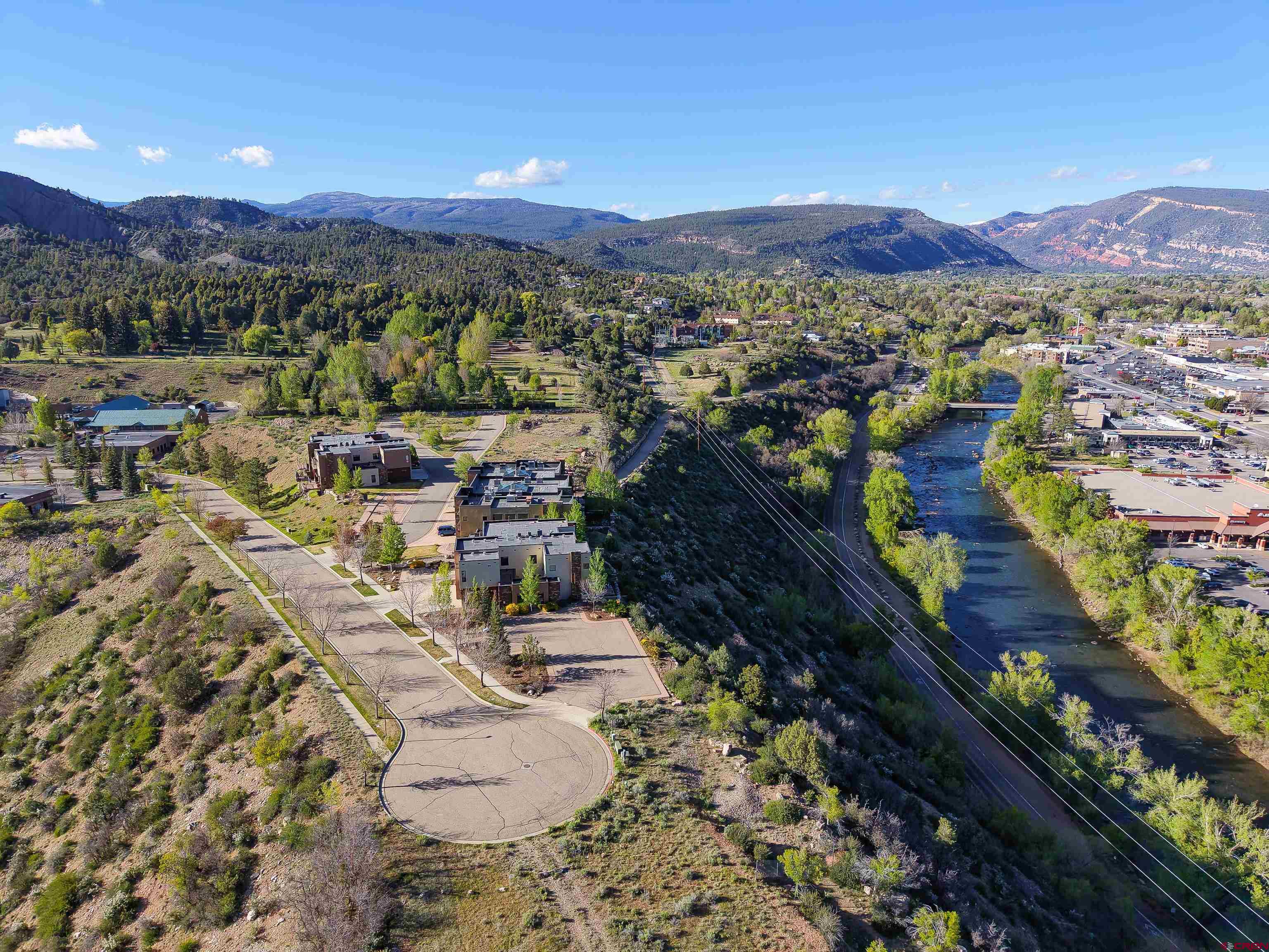 239 Rock Point Drive, Unit B Durango, CO 81301 - Photo 5 of 45 a view of a city with mountains