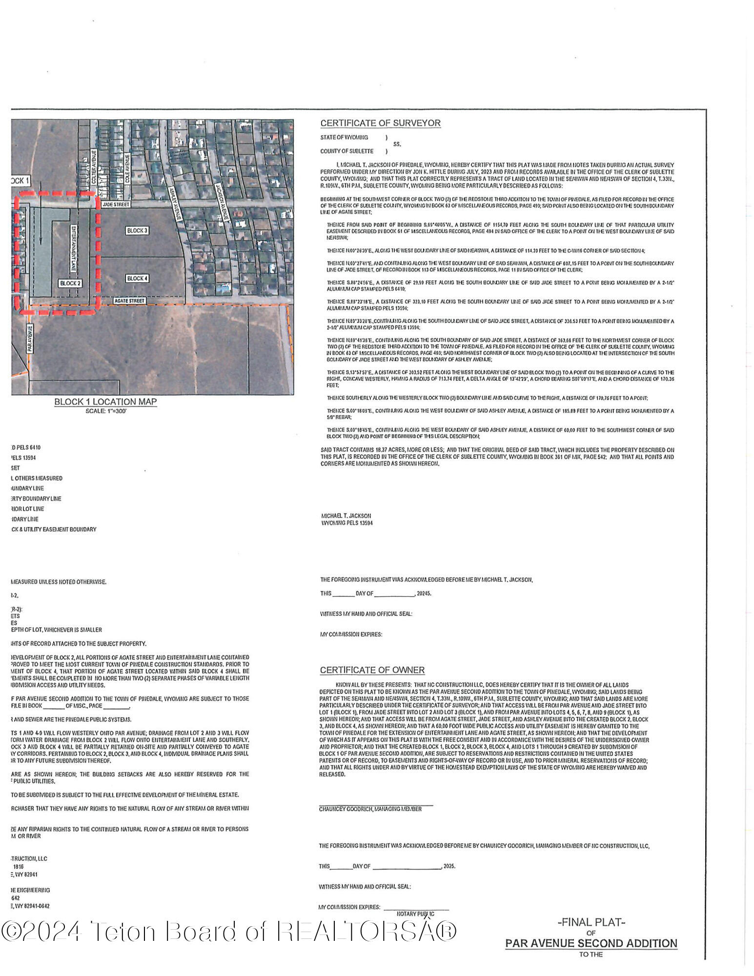 Lot 5 Par Avenue Pinedale, WY 82941 - Photo 19 of 20 Plat with prices blown up-2