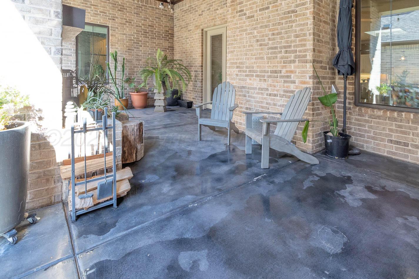 6809 Baccus Amarillo, TX 79124 - Photo 6 of 20 a view of backyard with outdoor seating