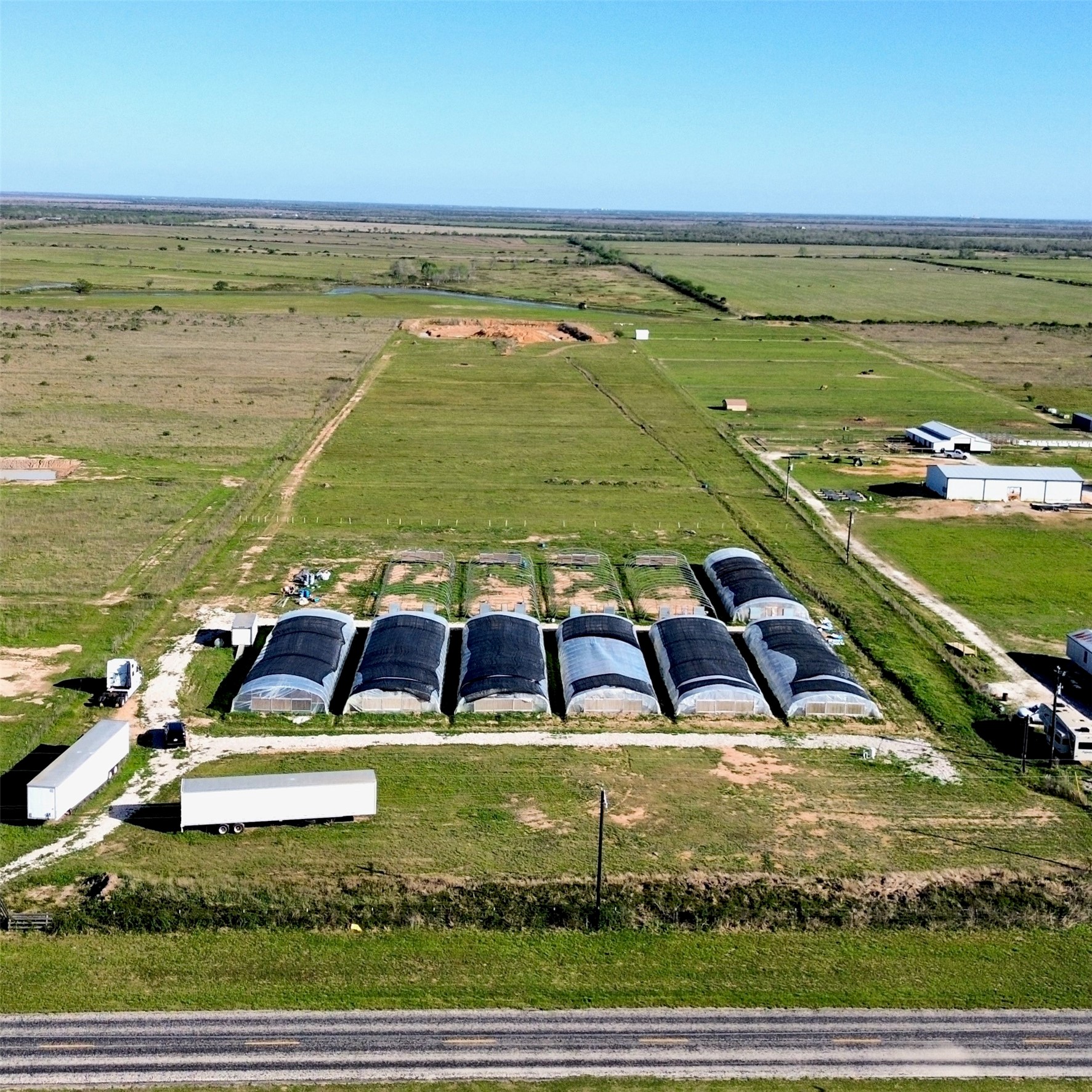 a view of a swimming pool with an ocean