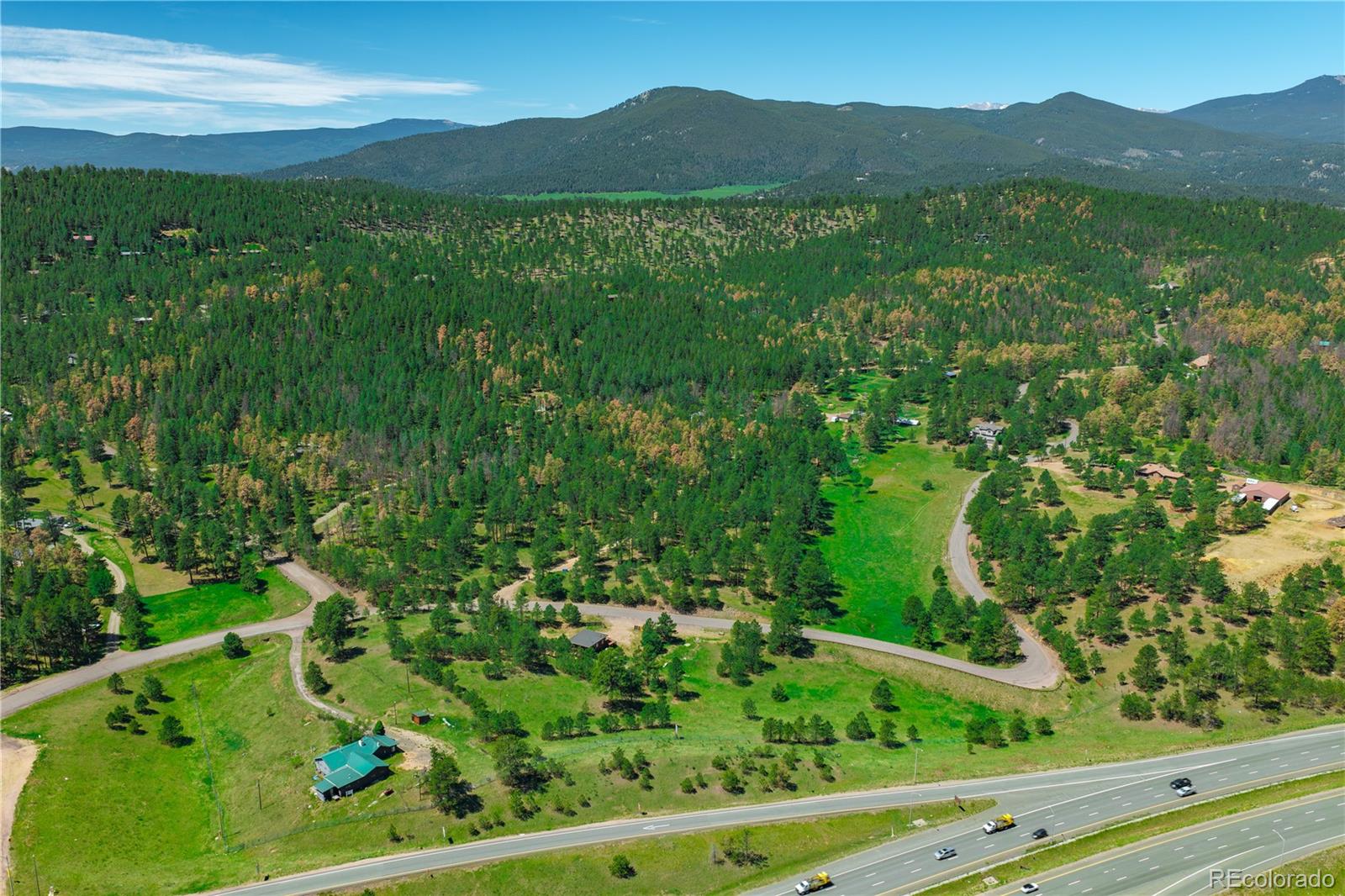 29793 Ruby Ranch Road Evergreen, CO 80439 - Photo 3 of 28 a view of an lush green mountain