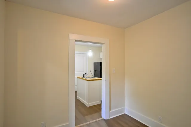 a view of an empty room