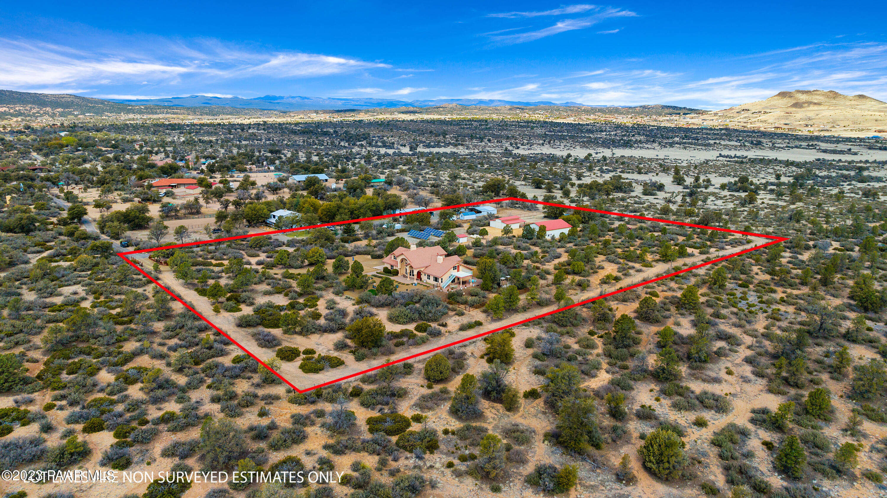 3040 West Old Ranch Road Prescott, AZ 86305 - Photo 54 of 58 054_Aerial
