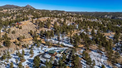 a view of city and mountain
