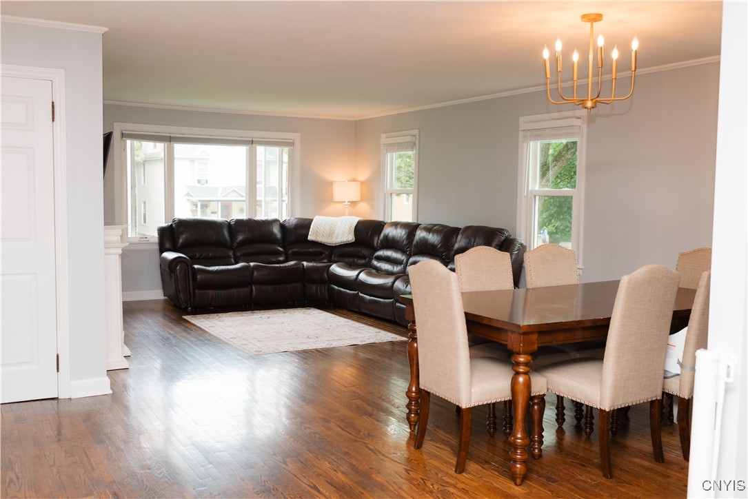 170 Franklin Street Auburn, NY 13021 - Photo 40 of 40 Open floor plan with Livingroom and Dining visible