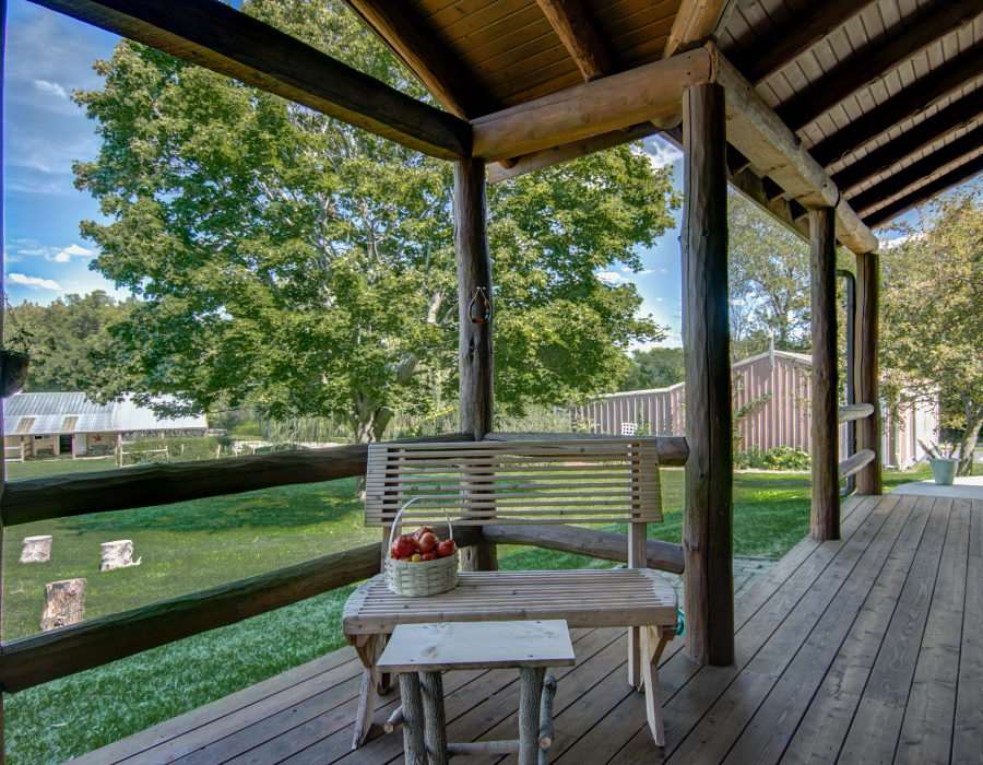 608 Hunter Road Caledonia, IL 61011 - Photo 18 of 25 a view of a chairs and table in the deck