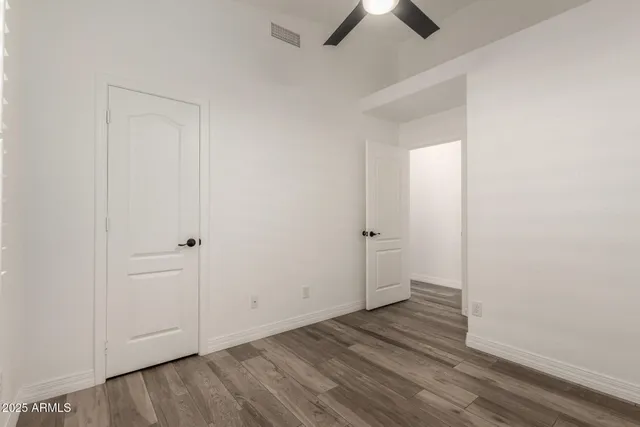 wooden floor in an empty room