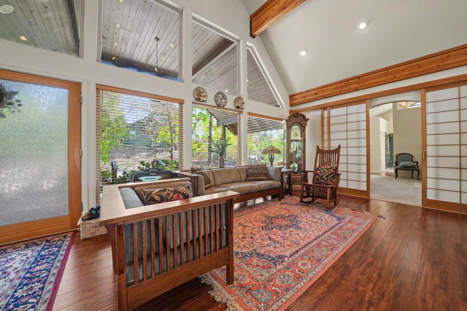 12091 Mierkey Road Jackson, CA 95642 - Photo 38 of 87 a living room with furniture and a large window