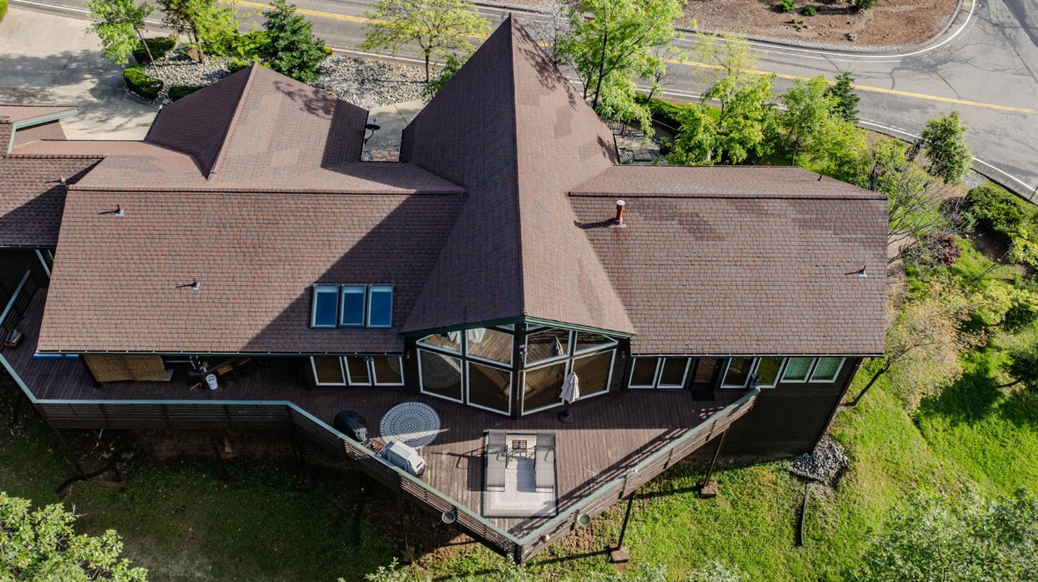 12091 Mierkey Road Jackson, CA 95642 - Photo 84 of 87 an aerial view of a house with balcony and patio