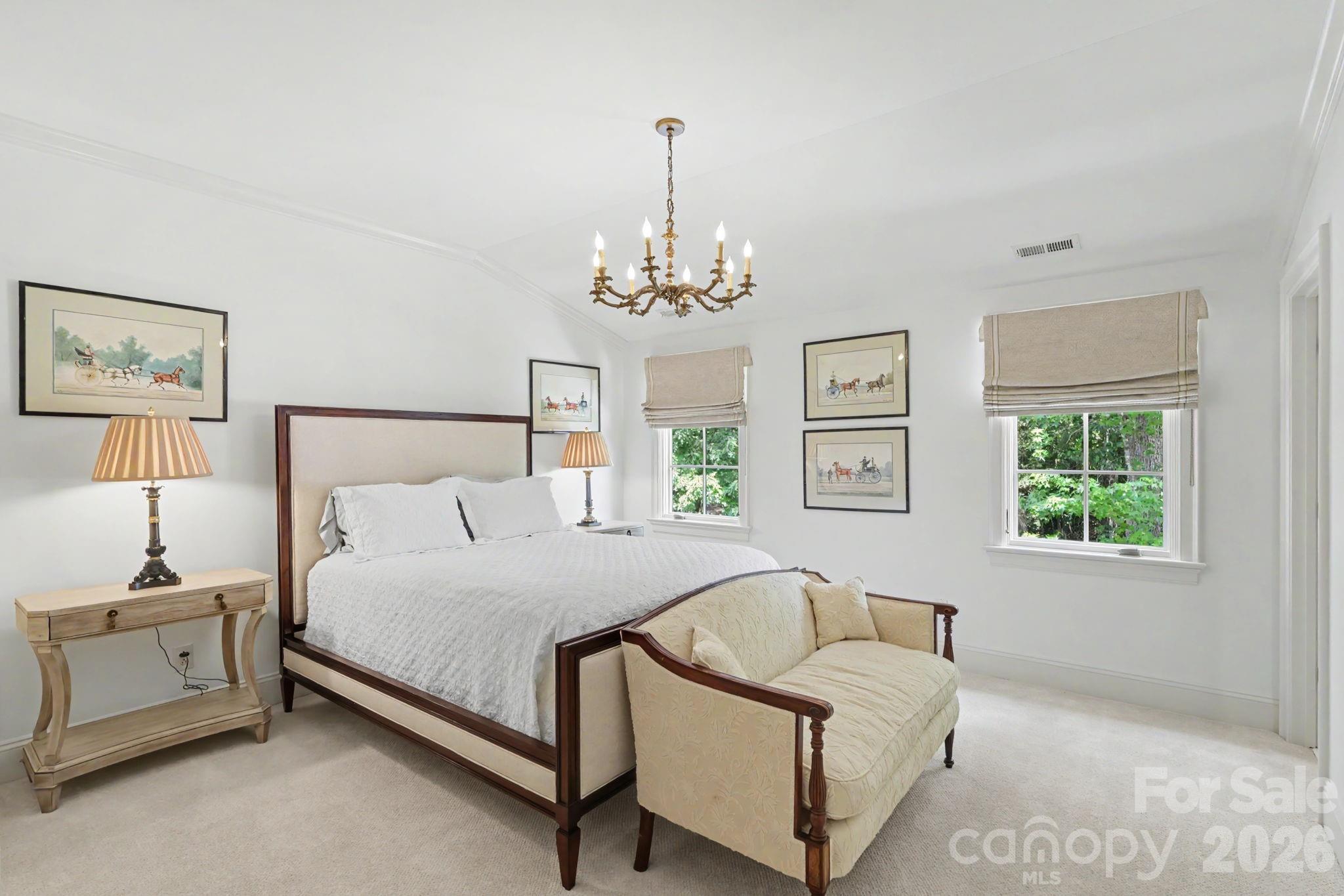 508 Hideaway Ridge Court Matthews, NC 28105 - Photo 33 of 47 a bedroom with a bed and a window