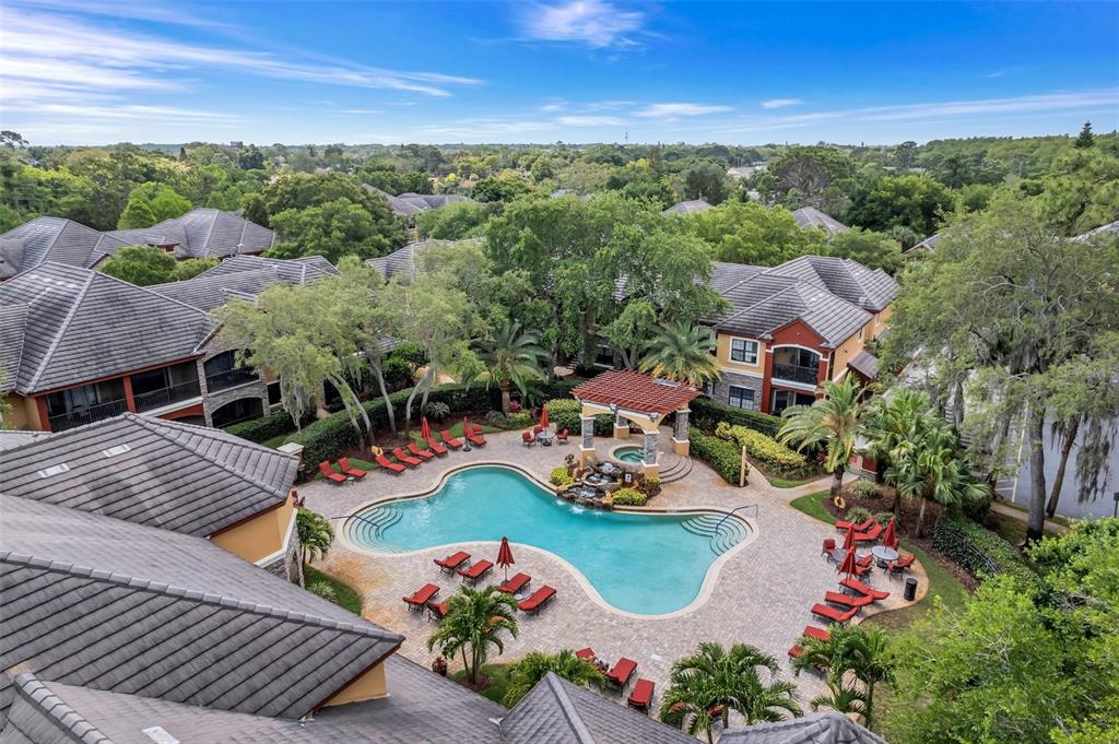 2245 Chianti Place, Unit 724 Palm Harbor, FL 34683 - Photo 37 of 76 an aerial view of a house with outdoor space
