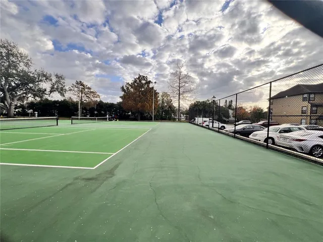 a view of a tennis court