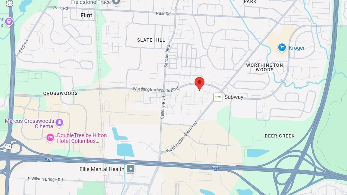 951 Worthington Woods Loop Road Columbus, OH 43085 - Photo 19 of 21 WorthingtonWoodsMap