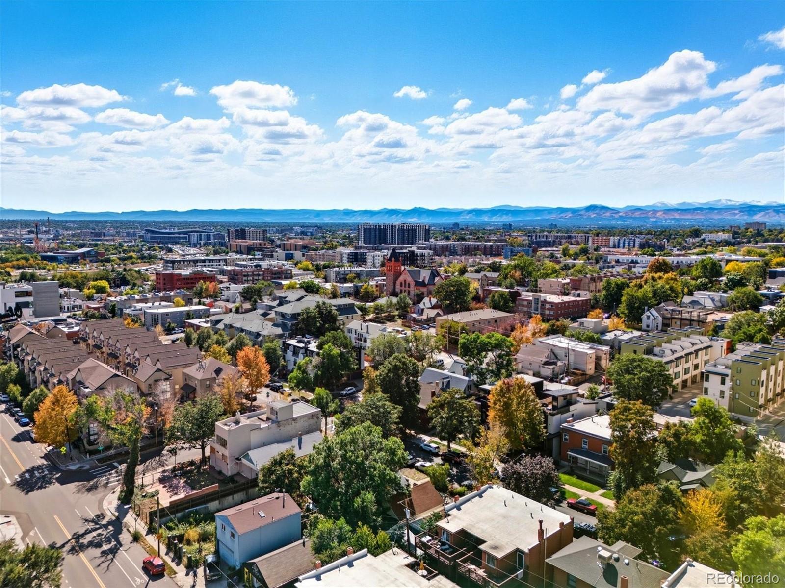 3122 Umatilla Street Denver, CO 80211 - Photo 17 of 19 an aerial view of a city