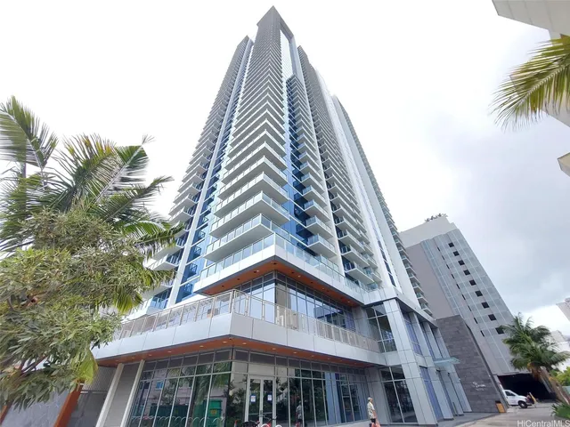 a view of a large building