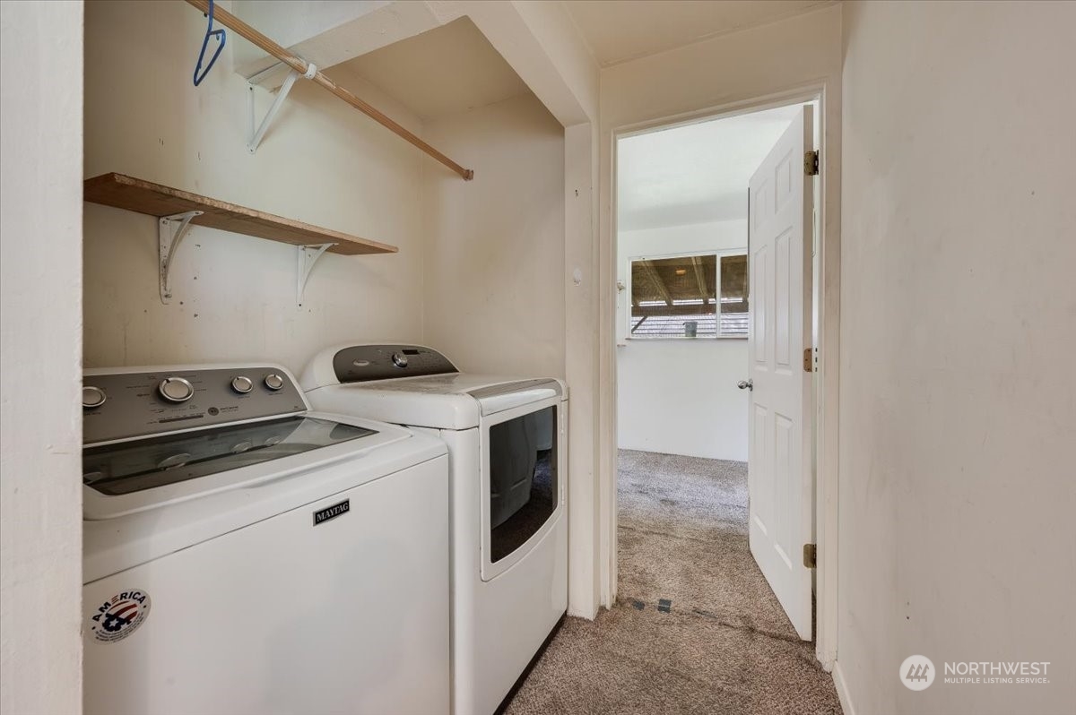 107 231st Street Southeast Bothell, WA 98021 - Photo 19 of 39 a utility room with dryer and washer