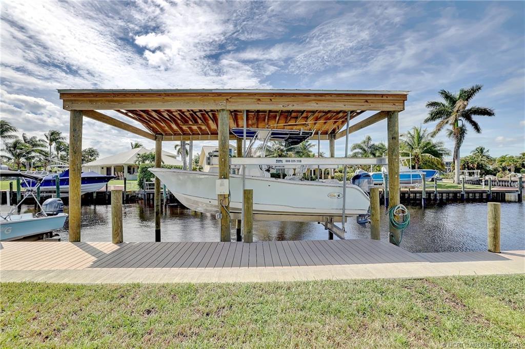 an outdoor space with seating