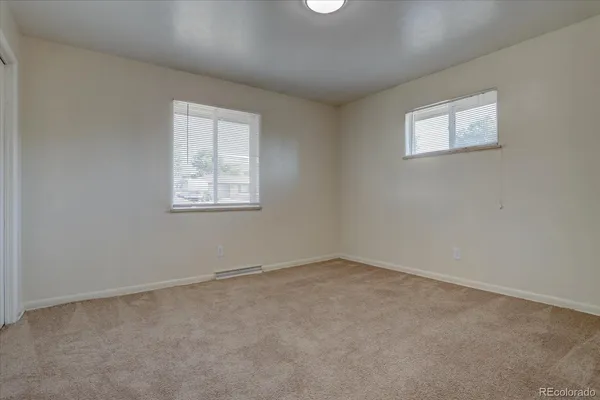 a view of an empty room