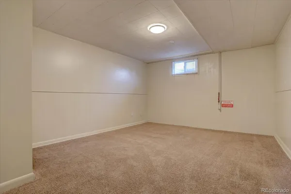 a view of an empty room