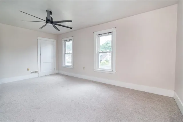 a view of a window in a room