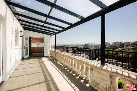 a view of balcony
