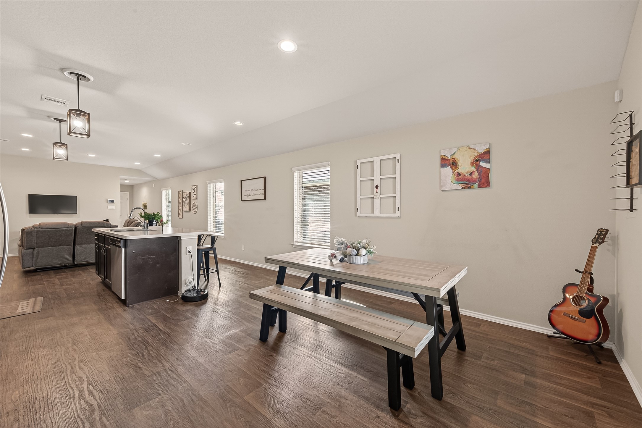 2407 Hartsel Frst Trail Spring, TX 77373 - Photo 13 of 26 a living room with furniture and wooden floor
