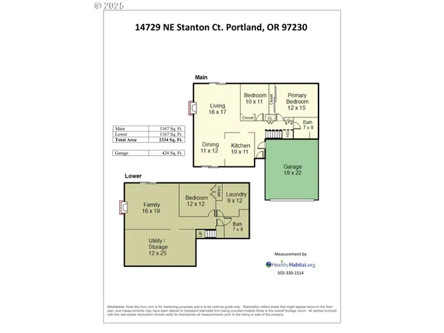 $358,000 | 14729 Northeast Stanton Court, Portland, OR 97230
