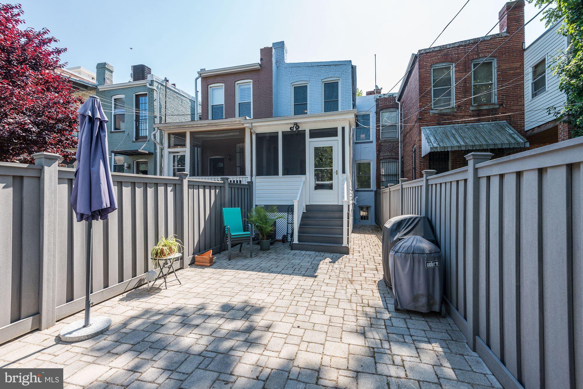 916 6th Street Northeast Washington, DC 20002 - Photo 23 of 24 Professionally designed rear patio.