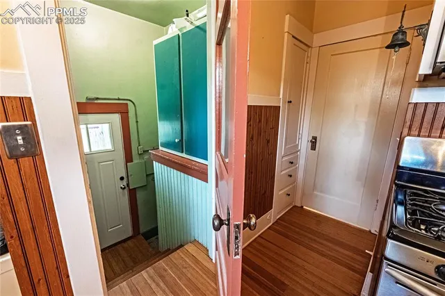 a view of a bathroom from a house