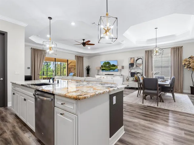 a workspace with furniture and book shelf