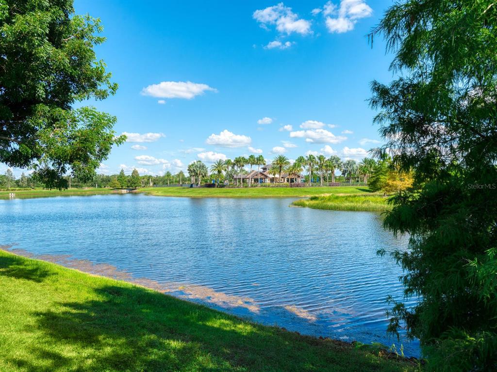 16532 Hillside Circle Lakewood Ranch, FL 34202 - Photo 47 of 67 a view of a lake with a big yard