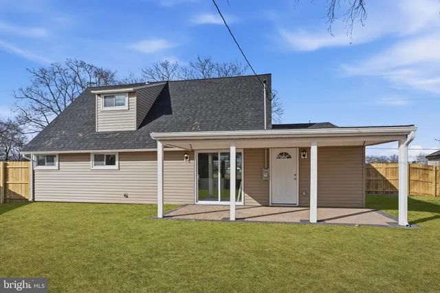 a backyard of a house