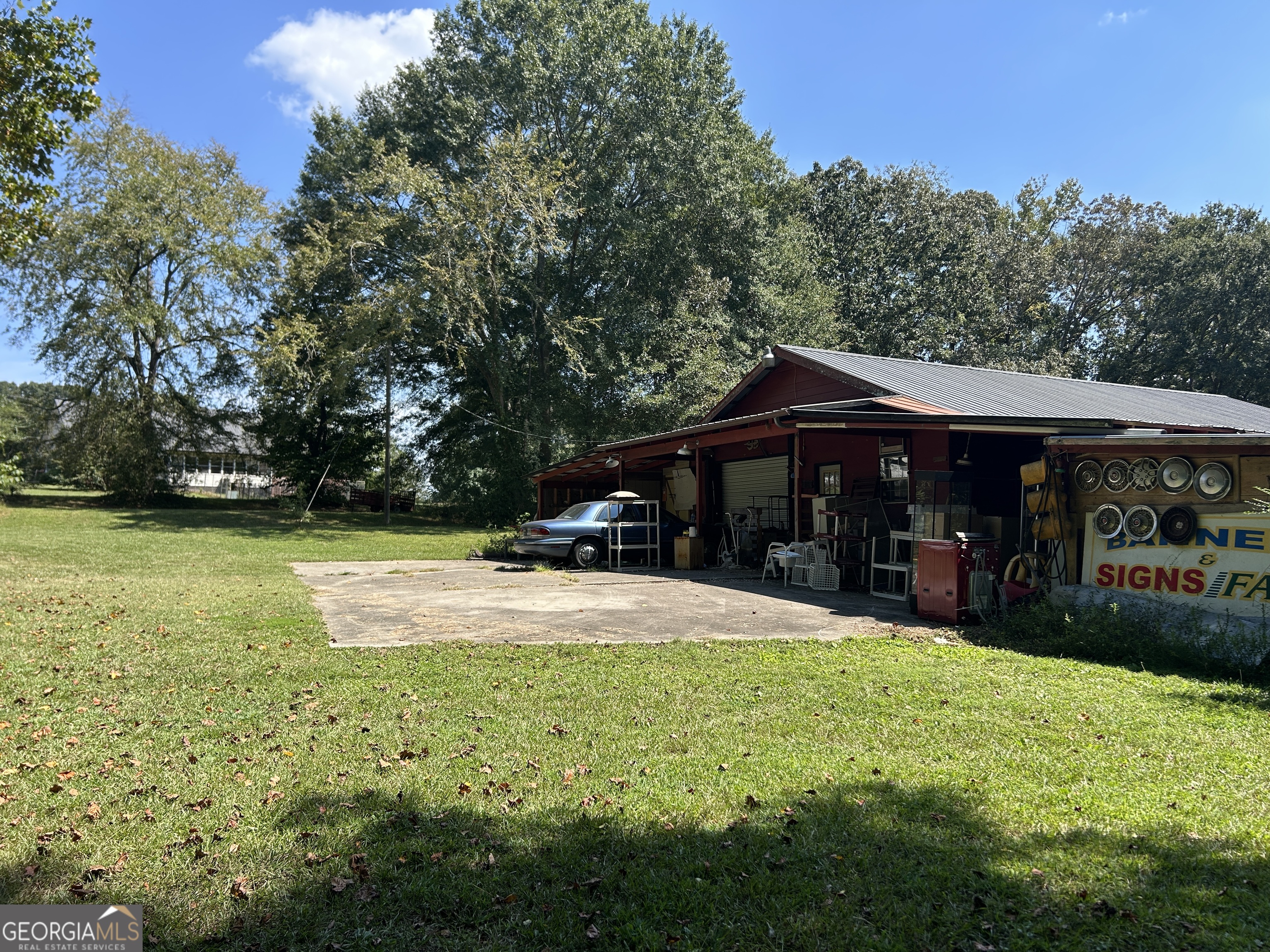 817 Yonah Homer Road Homer, GA 30547 - Photo 34 of 43 a view of a house with a yard and tree s