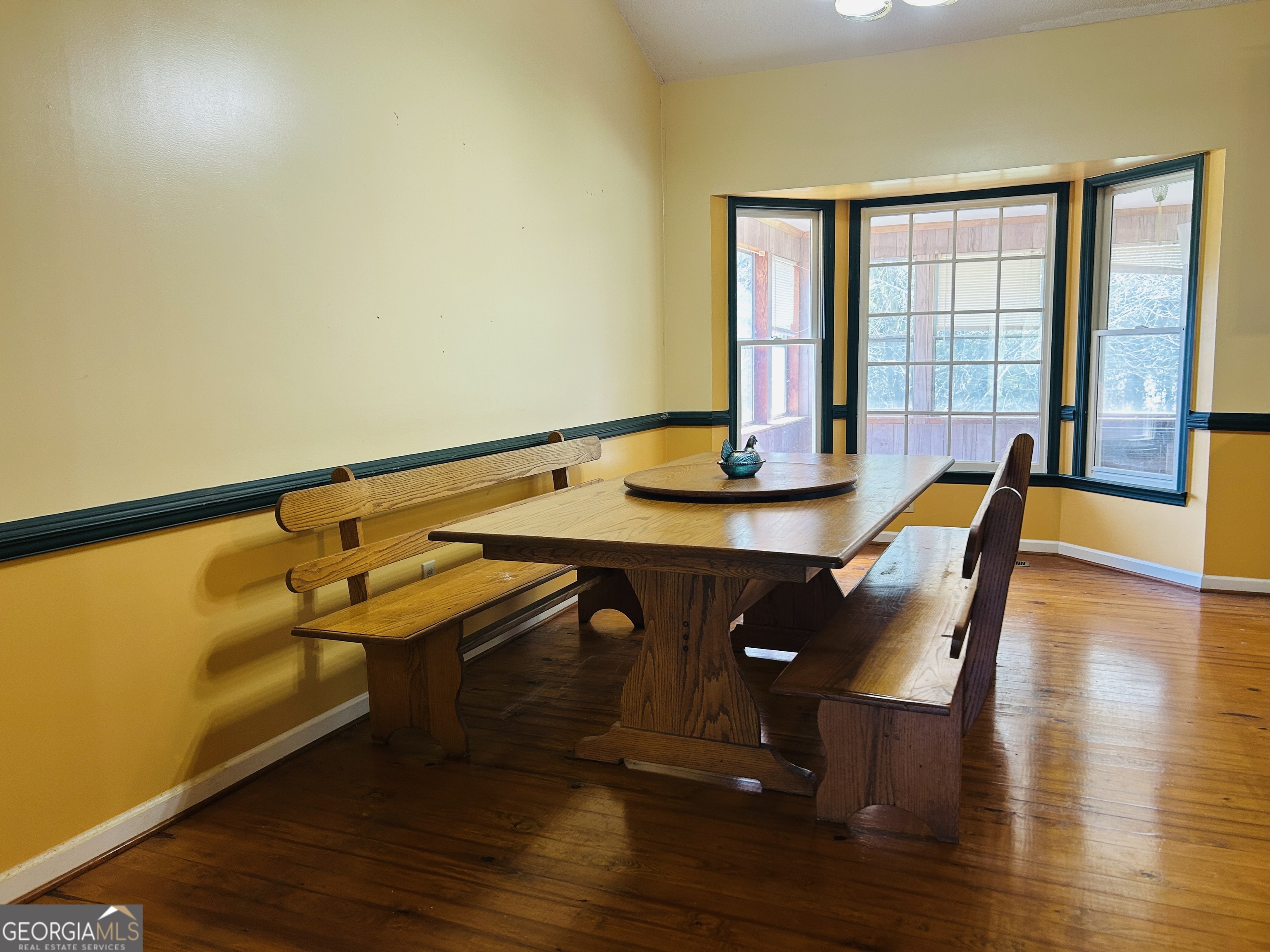 817 Yonah Homer Road Homer, GA 30547 - Photo 8 of 43 a view of a dining room with furniture and wooden floor