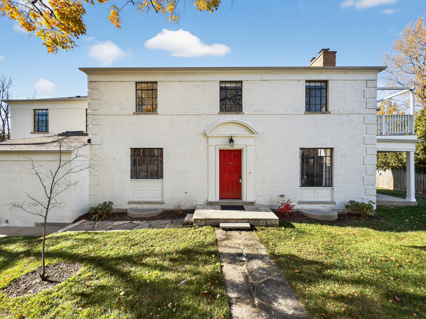 a view of front a house