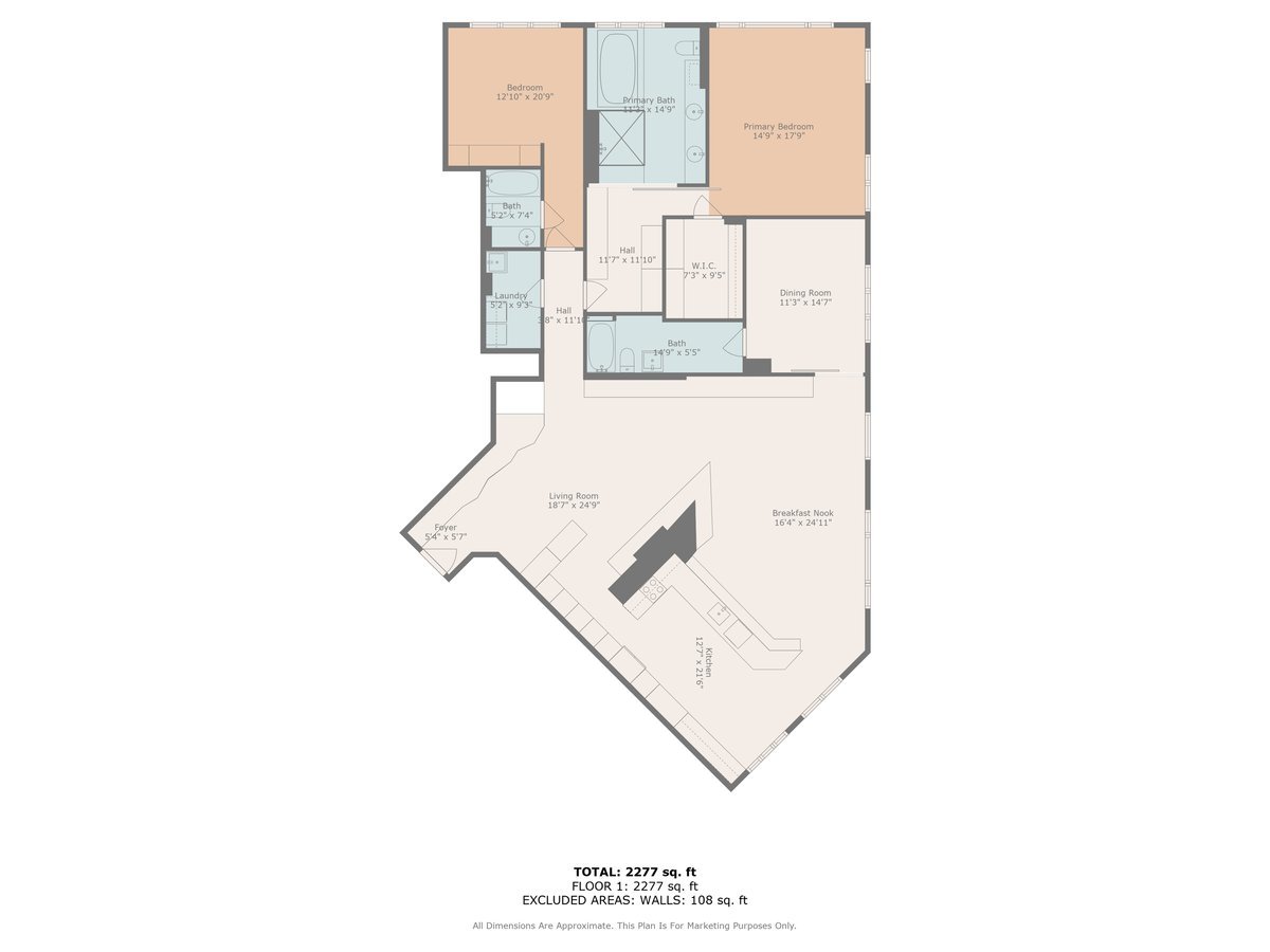 950 North Michigan Avenue, Unit 4003 Chicago, IL 60611 - Photo 28 of 28 a picture of a floor plan